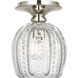 AERIN Lazari LED 5.75 inch Polished Nickel Flush Mount Ceiling Light
