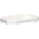 Ambrose White/Cream and Silver Tray
