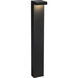 Evans 120-277V 24.00 watt Black Exterior Bollard