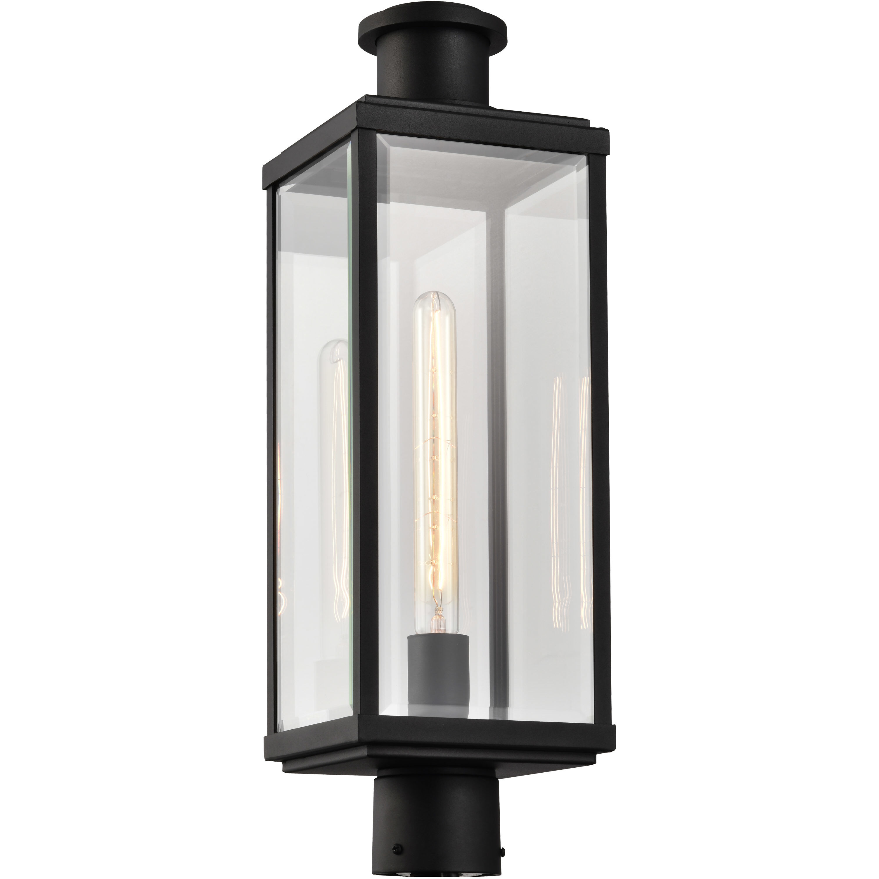 Luca 22.75 inch Sand Black Outdoor Post Light
