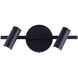 Kelby 2 Light Black Track Lighting Ceiling Light