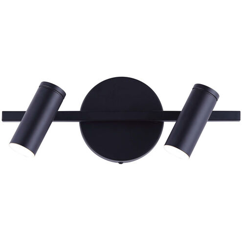 Kelby 2 Light Black Track Lighting Ceiling Light