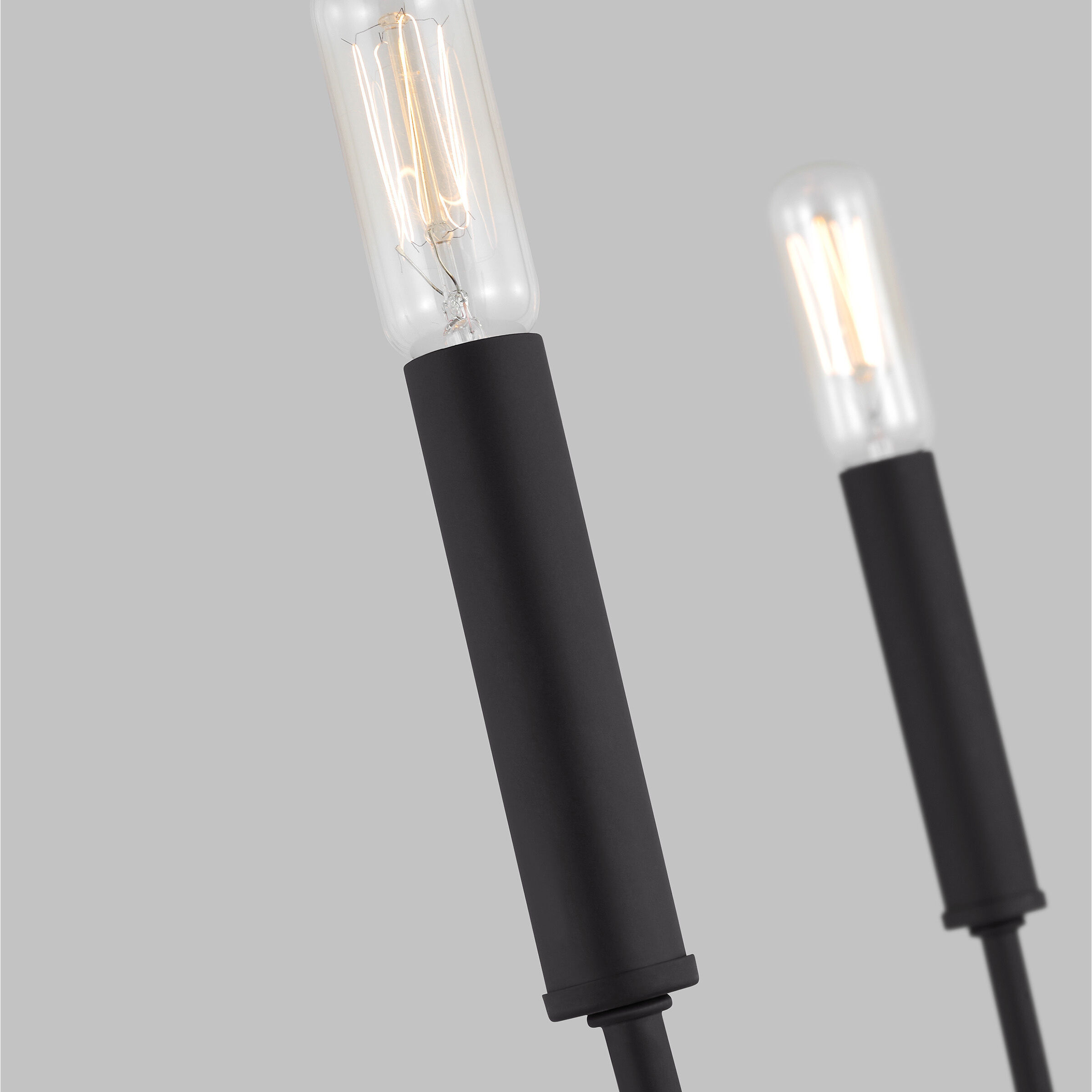 Greenwich 5 Light 24.13 inch Midnight Black Chandelier Ceiling Light