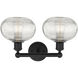 Edison Ithaca 2 Light 17 inch Matte Black Bath Vanity Light Wall Light