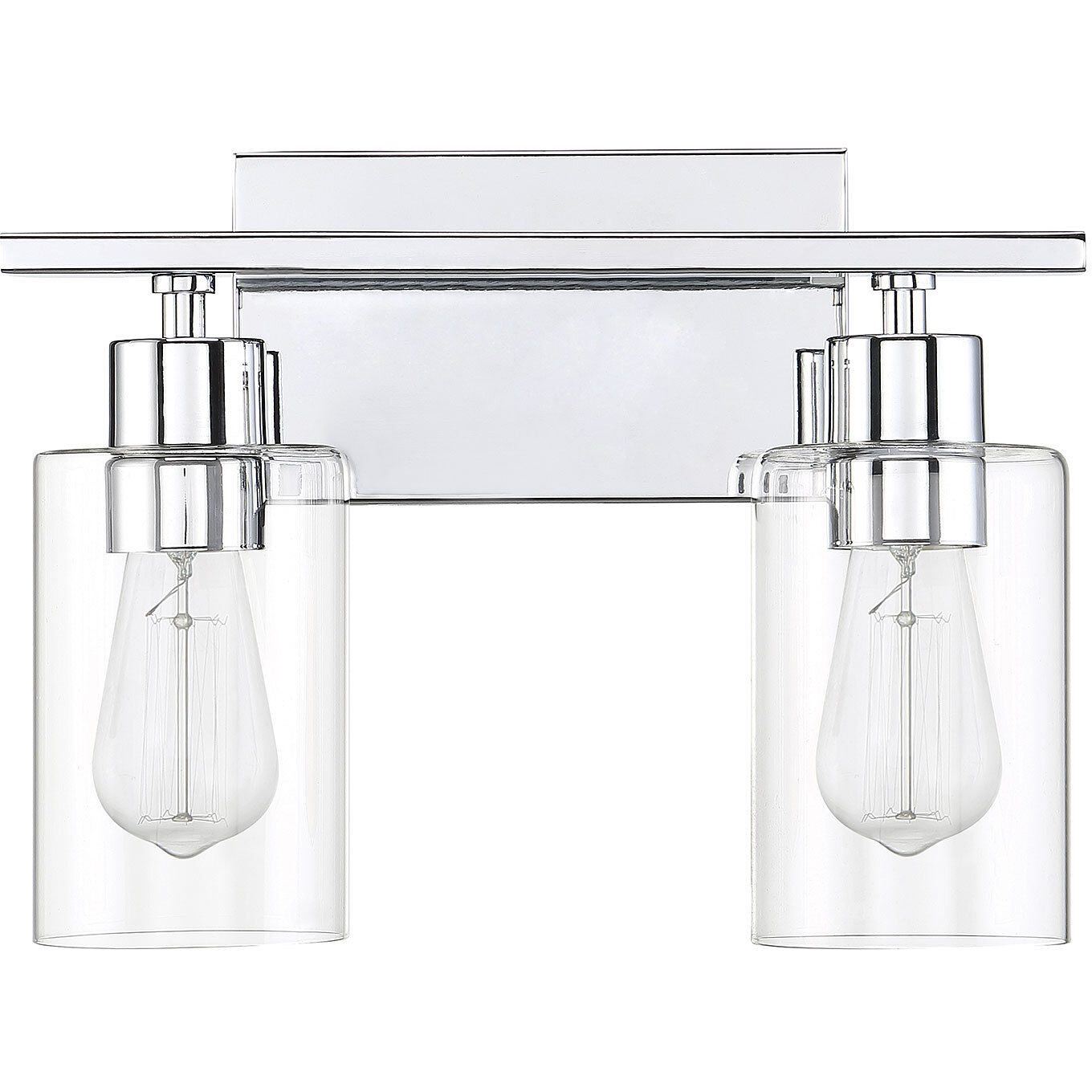 Lambert 2 Light 13.25 inch Polished Chrome Bathroom Vanity Light Wall Light