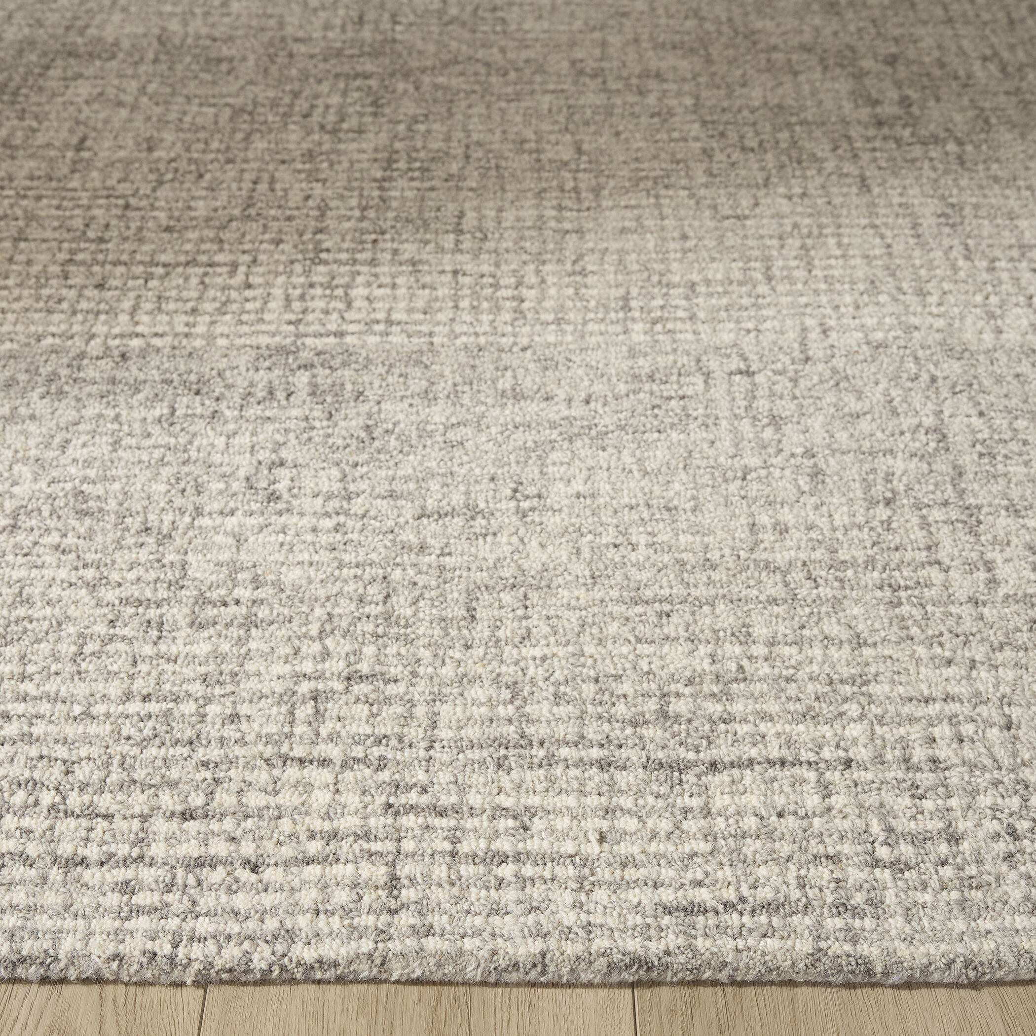 Laid Back Luxe Gray and Ivory Indoor Rug
