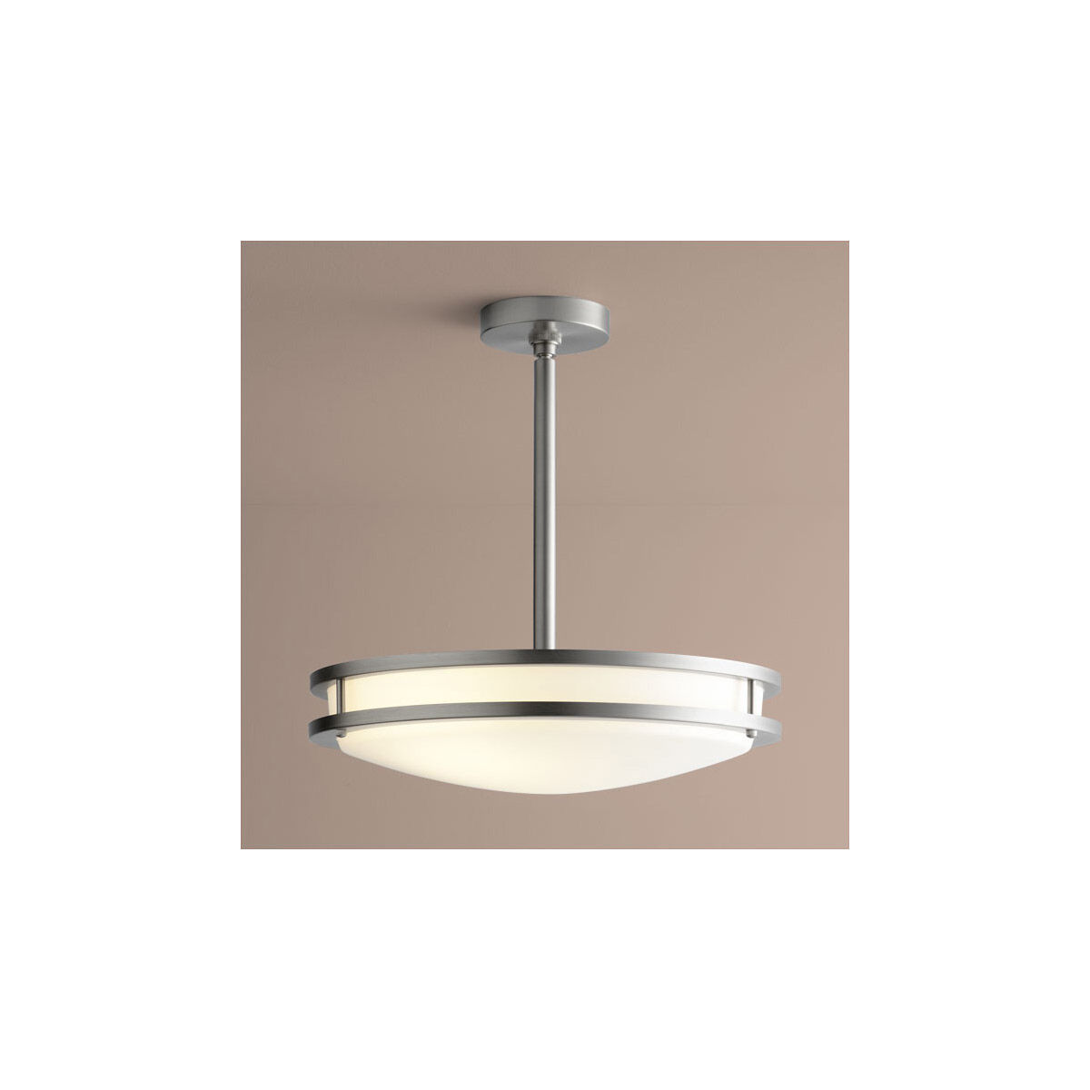 Oracle 2 Light 18 inch Satin Nickel Pendant Ceiling Light