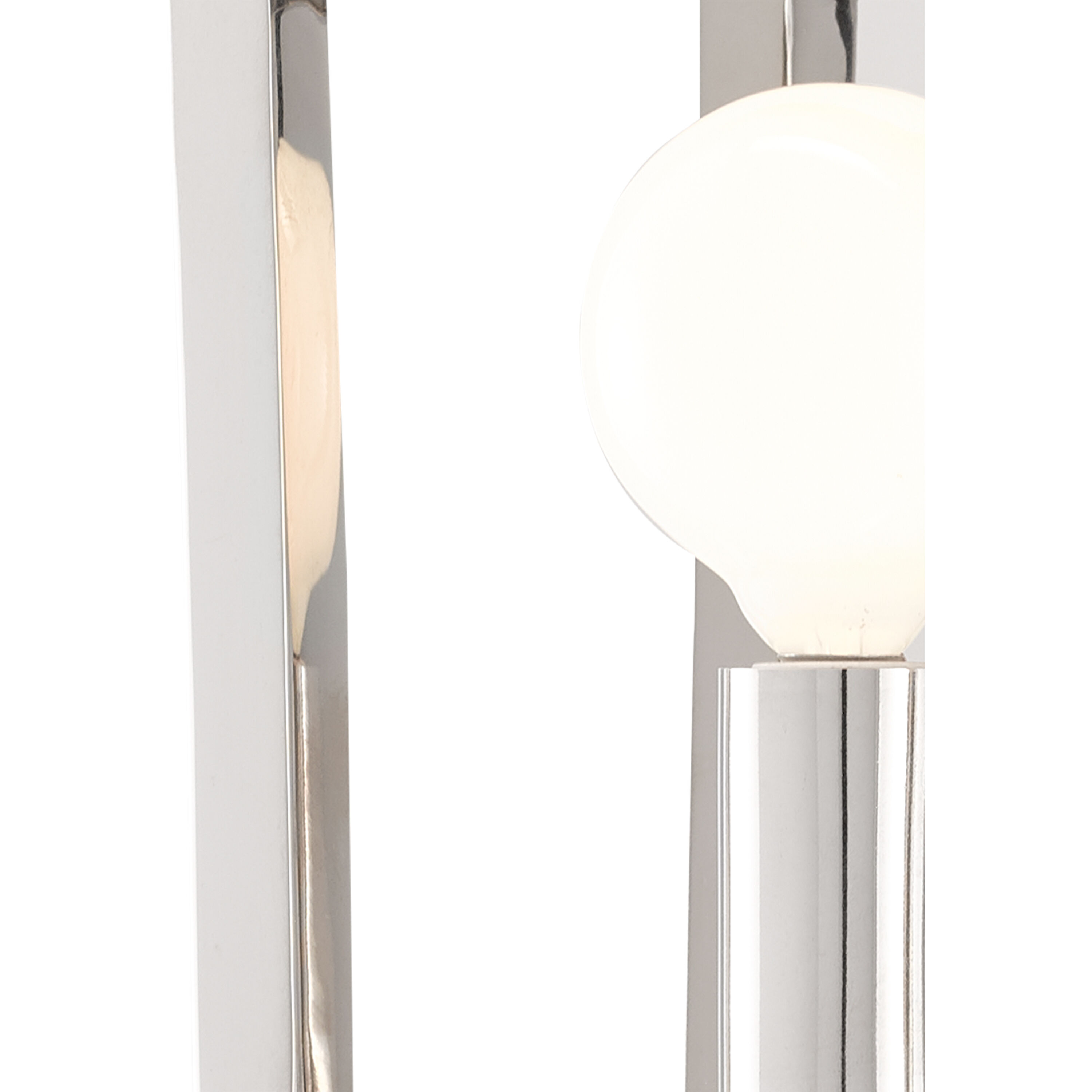 Quadrato 1 Light 6 inch Polished Nickel ADA Wall Sconce Wall Light
