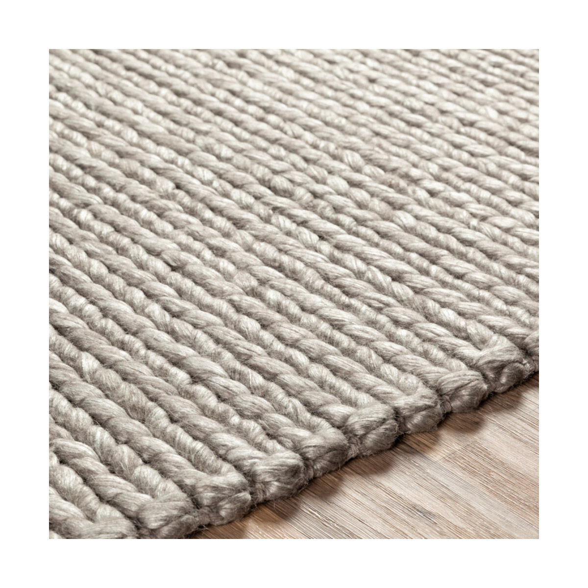Ozark 120 X 96 inch Medium Gray Rug in 8 x 10, Rectangle