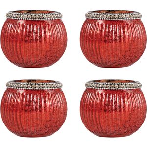 What's New Red Holiday Votives, Set of 2