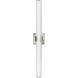 Aiden LED 31 inch Polished Nickel Vanity Light Wall Light, Vertical