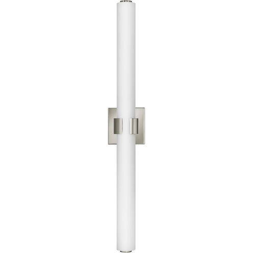 Aiden LED 31 inch Polished Nickel Vanity Light Wall Light, Vertical