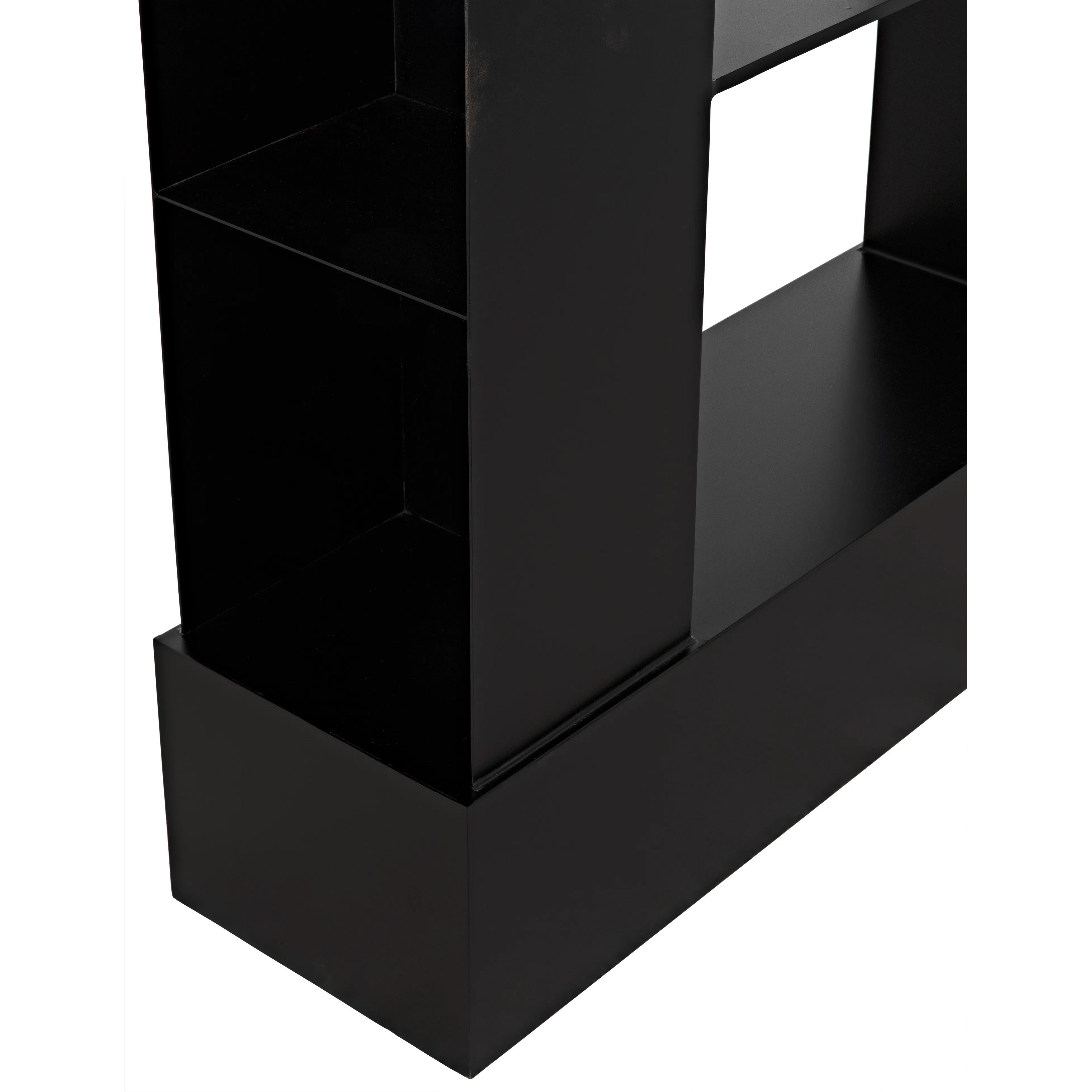 Triumph Matte Black Bookcase