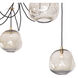 Molten Spider 6 Light 48 inch Natural Brass Chandelier Ceiling Light, Large