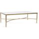 Bonnifait 58 X 18.5 inch Antique Bronze Coffee Table