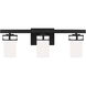 Robie 3 Light 24 inch Midnight Black Wall Bath Fixture Wall Light