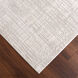 Kemer 90 X 63 inch Ivory/White Rug in 5 x 7