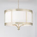 Isabella 4 Light 25 inch Winter Gold Pendant Ceiling Light