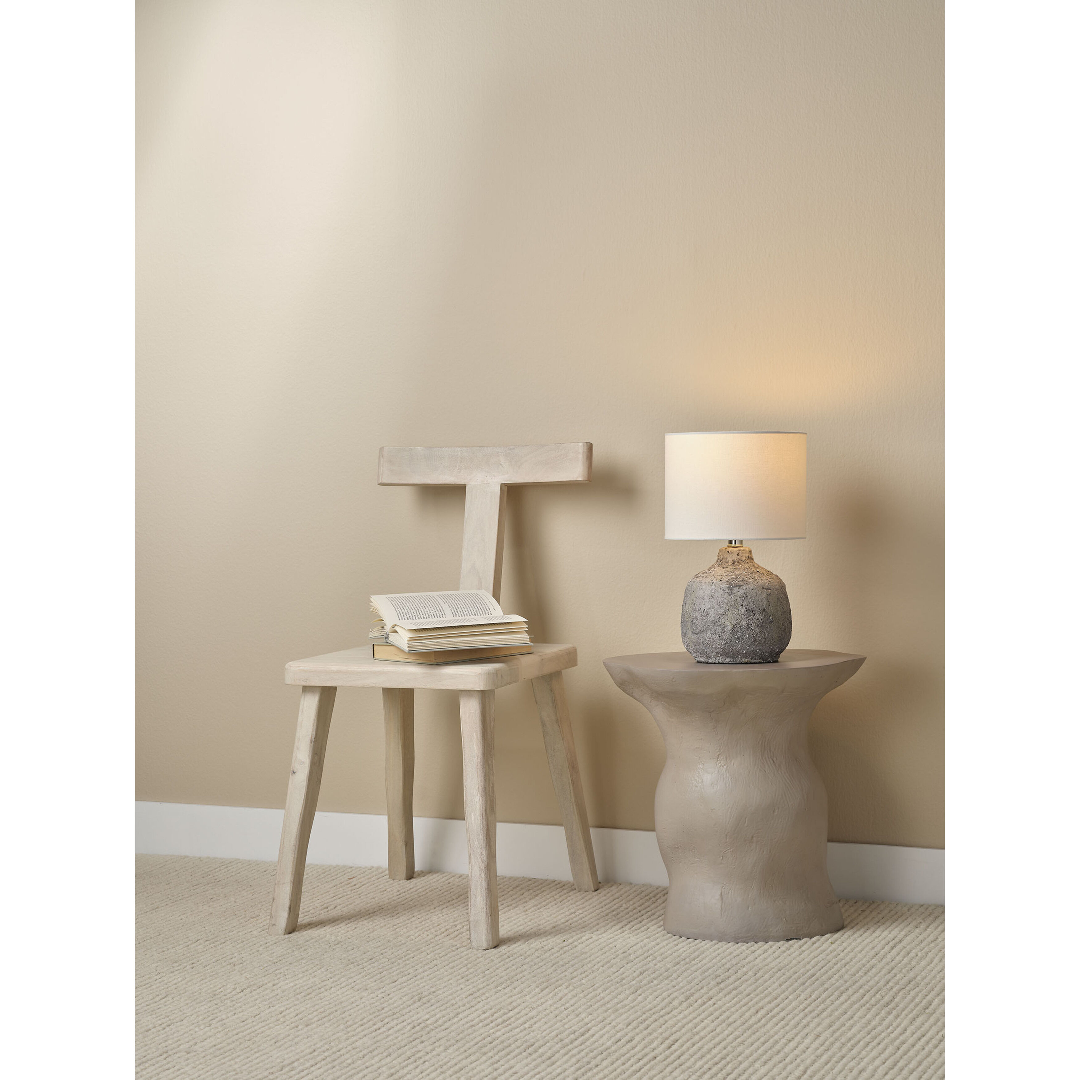 Parlor White Bleach Chair