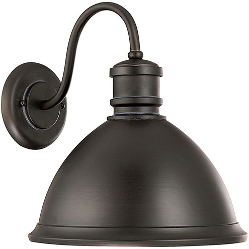 Outdoor 1 Light 15 inch Old Bronze Outdoor Wall Lantern