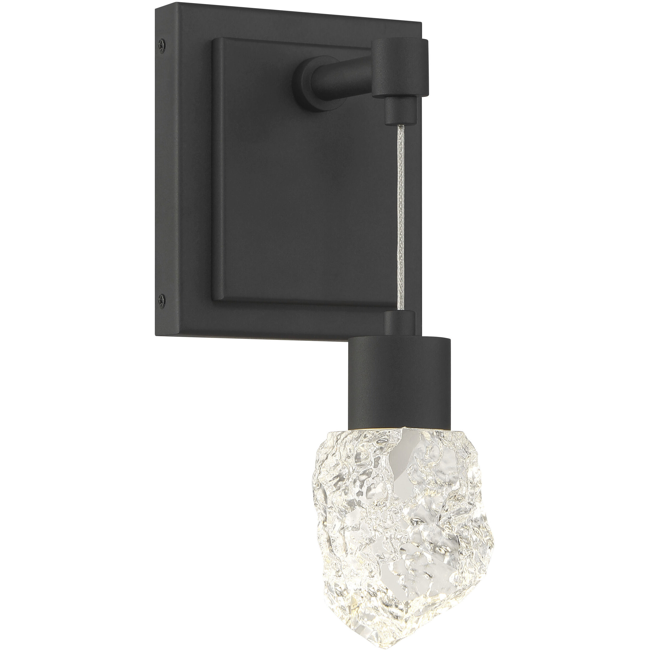 Kosmyc LED 5 inch Sand Black Wall Sconce Wall Light