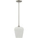 Octave 1 Light 8 inch Satin Nickel Pendant Ceiling Light, Essentials