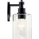 Gunnison 4 Light 33.75 inch Black Bath Vanity Light Wall Light