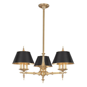 Cheshire 9 Light 36 inch Aged Brass Chandelier Ceiling Light