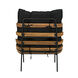 Hanzo Clear Coat Satin Occasional Chair