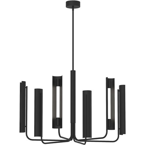 Kelly by Kelly Wearstler Carson LED 36.13 inch Midnight Black Chandelier Ceiling Light