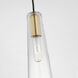 Ray Booth Osvaldo LED 4.25 inch Antique-Burnished Brass Single Pendant Ceiling Light