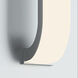 Lumina LED 4.75 inch Satin Nickel Sconce Wall Light