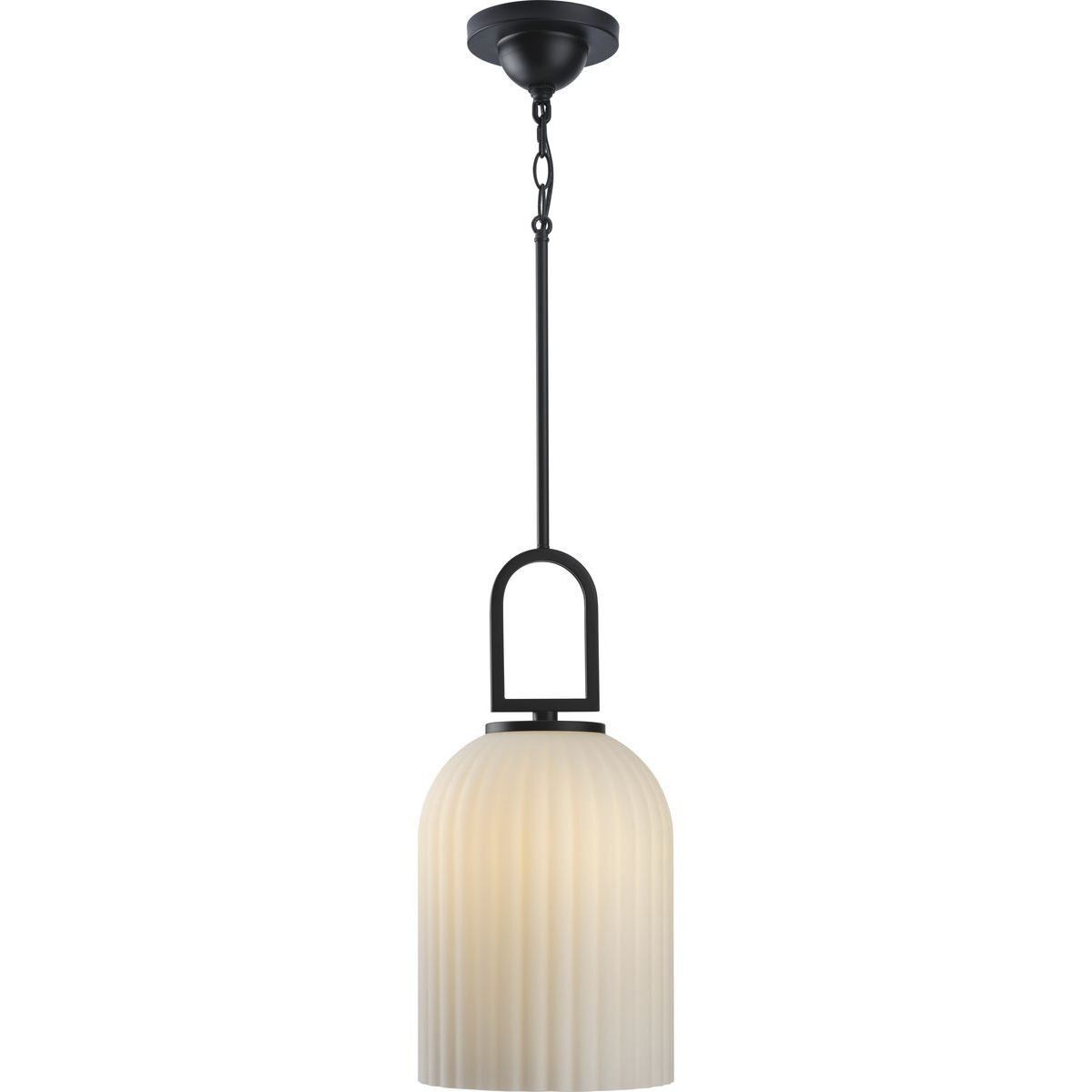 Stanza 1 Light 10.25 inch Matte Black Pendant Ceiling Light