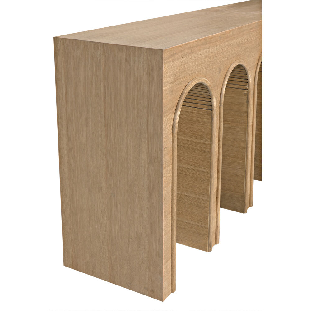 Enzo 68.5 X 17 inch White Oak Console