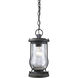 Farmstead 1 Light 6 inch Matte Black Outdoor Pendant