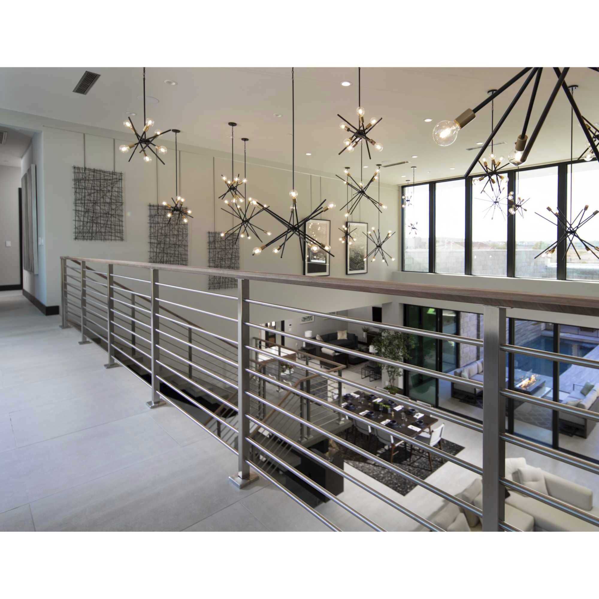 Astra 6 Light 23 inch Antique Bronze Chandelier Ceiling Light, Design Series