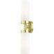 Aero 2 Light 19 inch Satin Brass ADA Vanity Sconce Wall Light