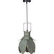 Suvi 1 Light 10.6 inch Aged Gray-Green Pendant Ceiling Light