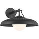 Cameo Shores 1 Light 11.25 inch Coal Outdoor Wall Light, Great Outdoors