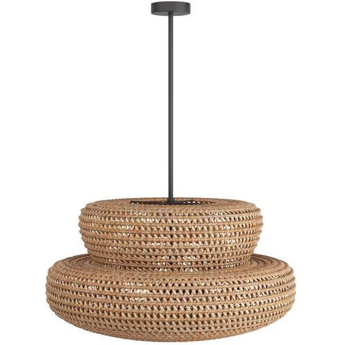 Tanya 3 Light 35 inch Natural Chandelier Ceiling Light