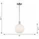 Drew & Jonathan Colewood 1 Light 12.5 inch Midnight Black Pendant Ceiling Light, Small