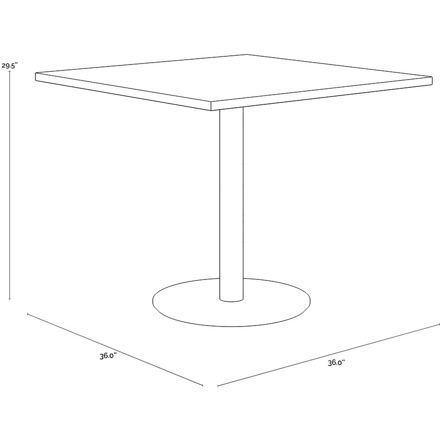 Corina Antique Brass Bistro Table