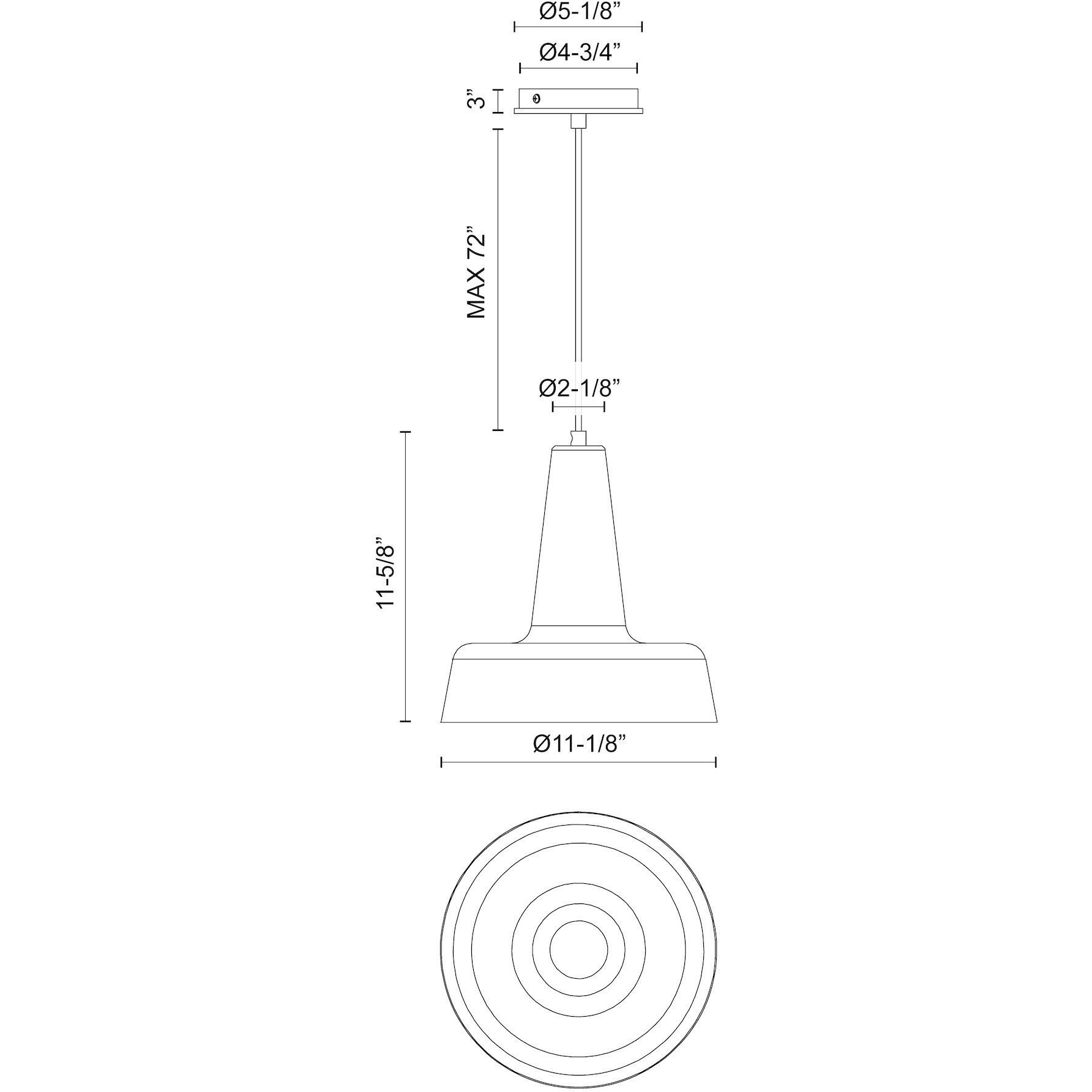 Alora Mood Juliana Pendant Ceiling Light in Brushed Gold