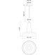 Alora Mood Juliana 1 Light 11.13 inch White Pendant Ceiling Light
