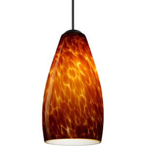 Karli 1 Light Black Cord Pendant Ceiling Light