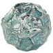 Textural Orb Light Green and Silver Decorative Ball