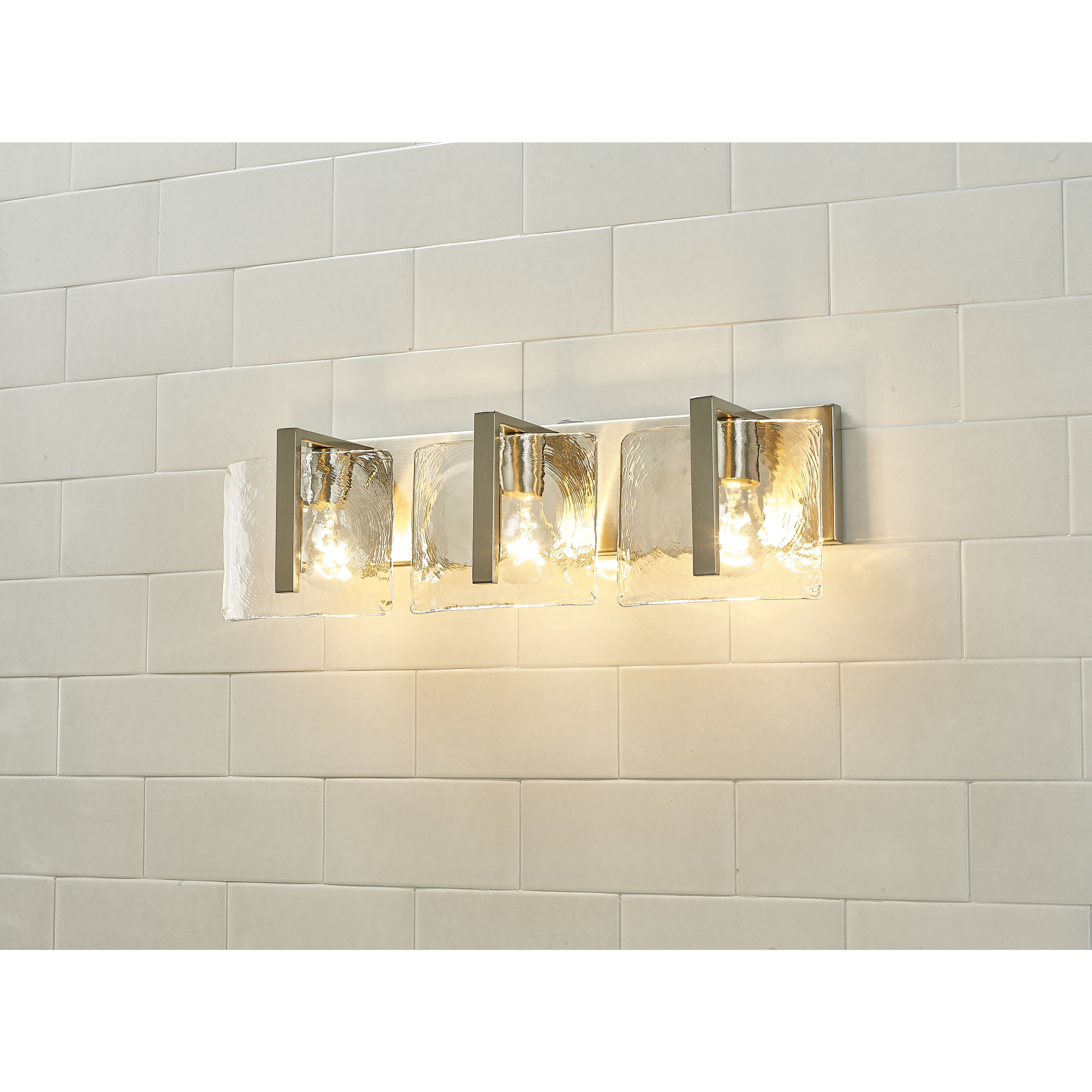 Aenon Vanity Wall Light in Pewter