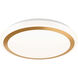 Ora 1 Light 13 inch Gold Flushmount Ceiling Light