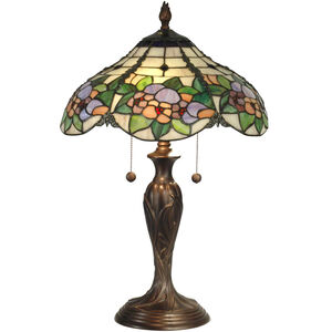 Evelyn 23 inch 75.00 watt Antique Bronze Table Lamp Portable Light 