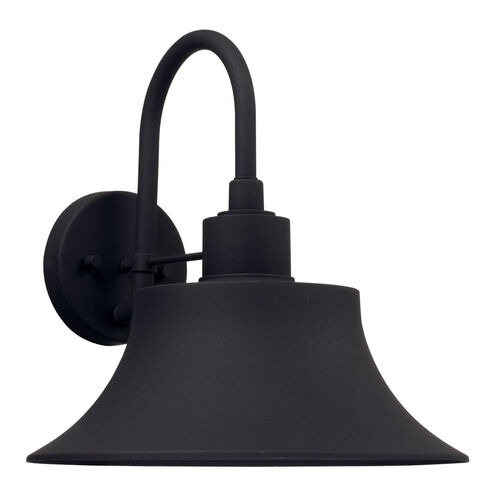 Capital Lighting Brock 1 Light 13 inch Black Outdoor Wall Lantern 926312BK - Open Box